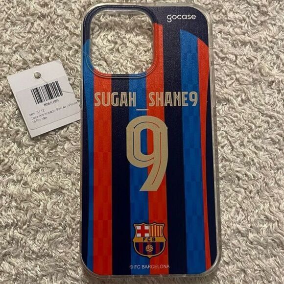 Other - Custom FC Barcelona Phone Case for iPhone 14 Pro Max - SUGAH SHANE #9